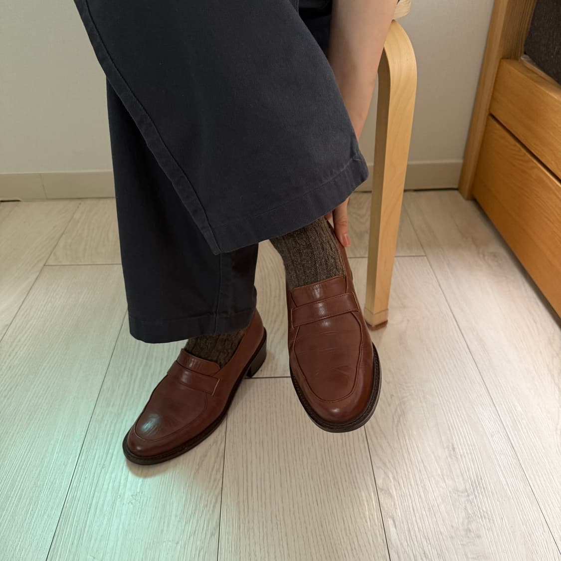 Margaret Howell mid heel loafer 상품이미지2