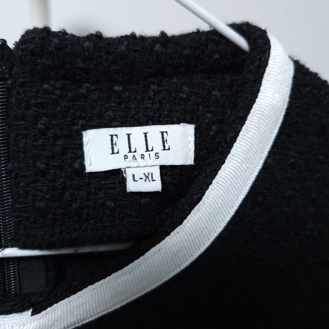 엘르 트위드 원피스 L-XL 상품이미지4