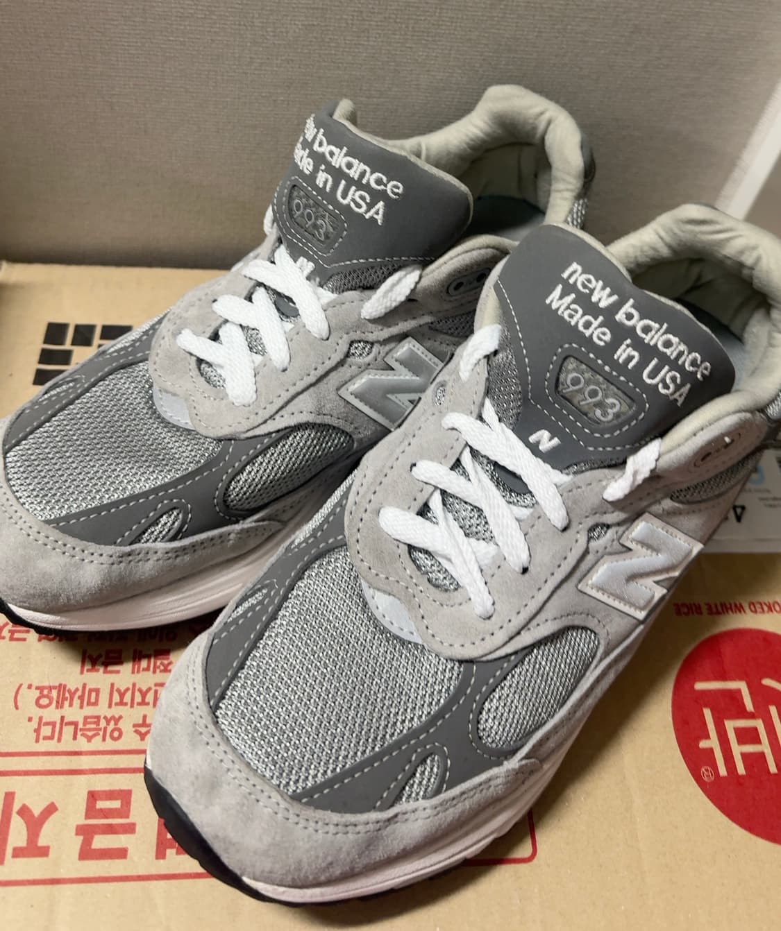 (250) 뉴발란스 993 그레이 D 스탠다드 상품이미지1