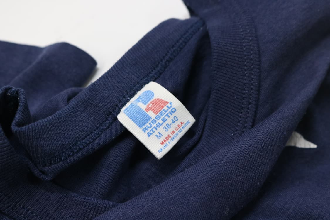 러셀 애슬레틱 90s 빈티지 휴스턴 애스트로스 네이비 반팔티셔츠 (M) 상품이미지6