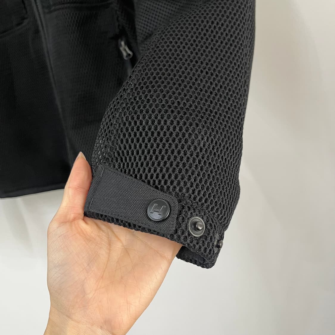 HUFS 블랙 메쉬 오토바이 133 루디 라이딩 자켓 상품이미지5