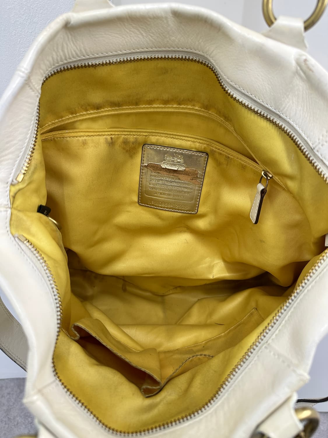 Coach stud leather shoulder bag 상품이미지10