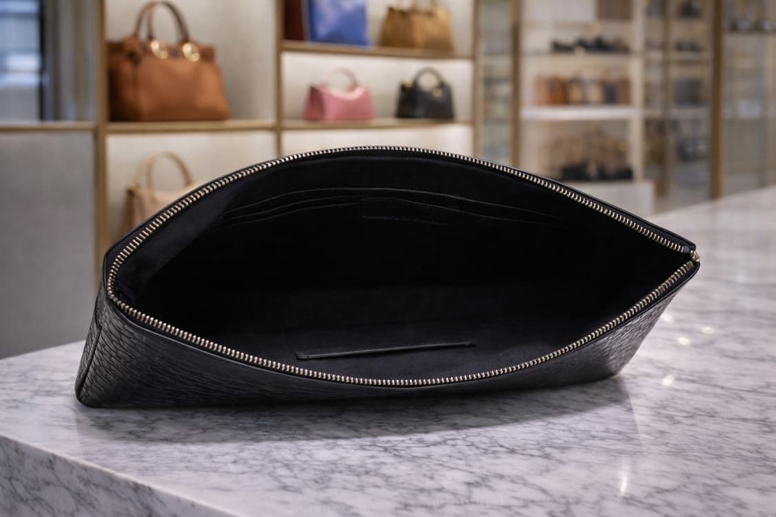 [S급] 생로랑 크로커다일 패턴 라지 클러치백 판매합니다!!! 상품이미지2