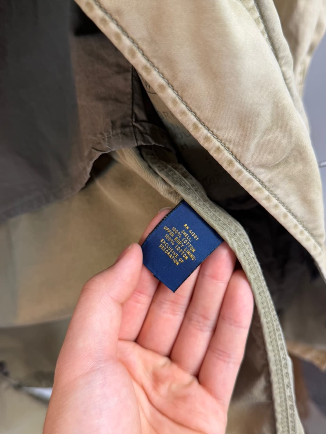 폴로 랄프로렌 괌 M-43 필드 자켓  상품이미지10
