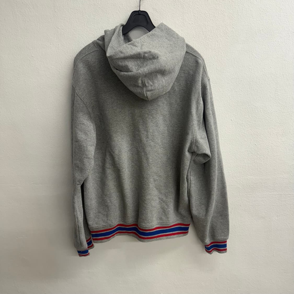 챔피온 올드스쿨 배색 부클패치 그레이 후드티 XL 상품이미지4