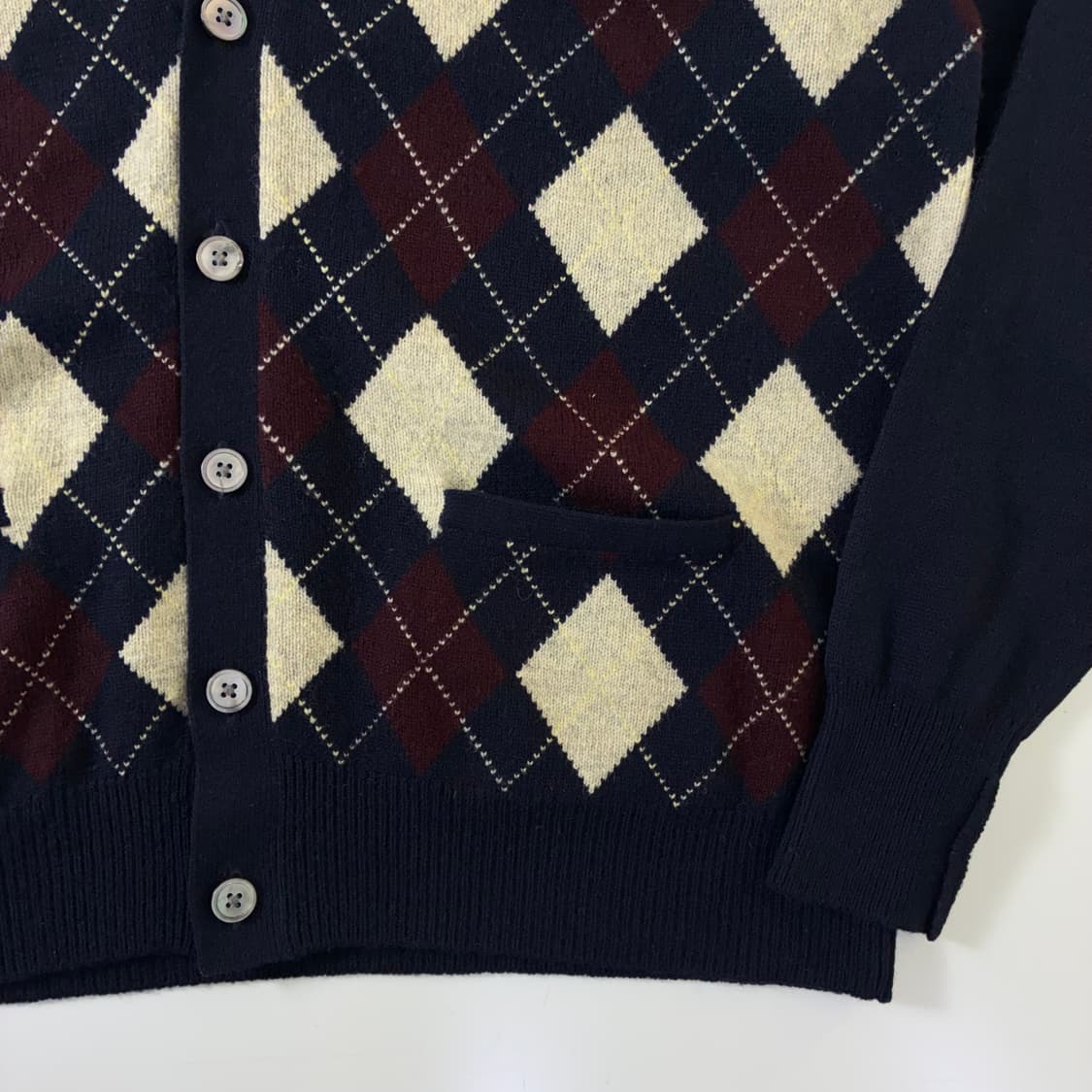 Polo  폴로 랄프로렌 00,s 램스울 아가일 니트 가디건   상품이미지4