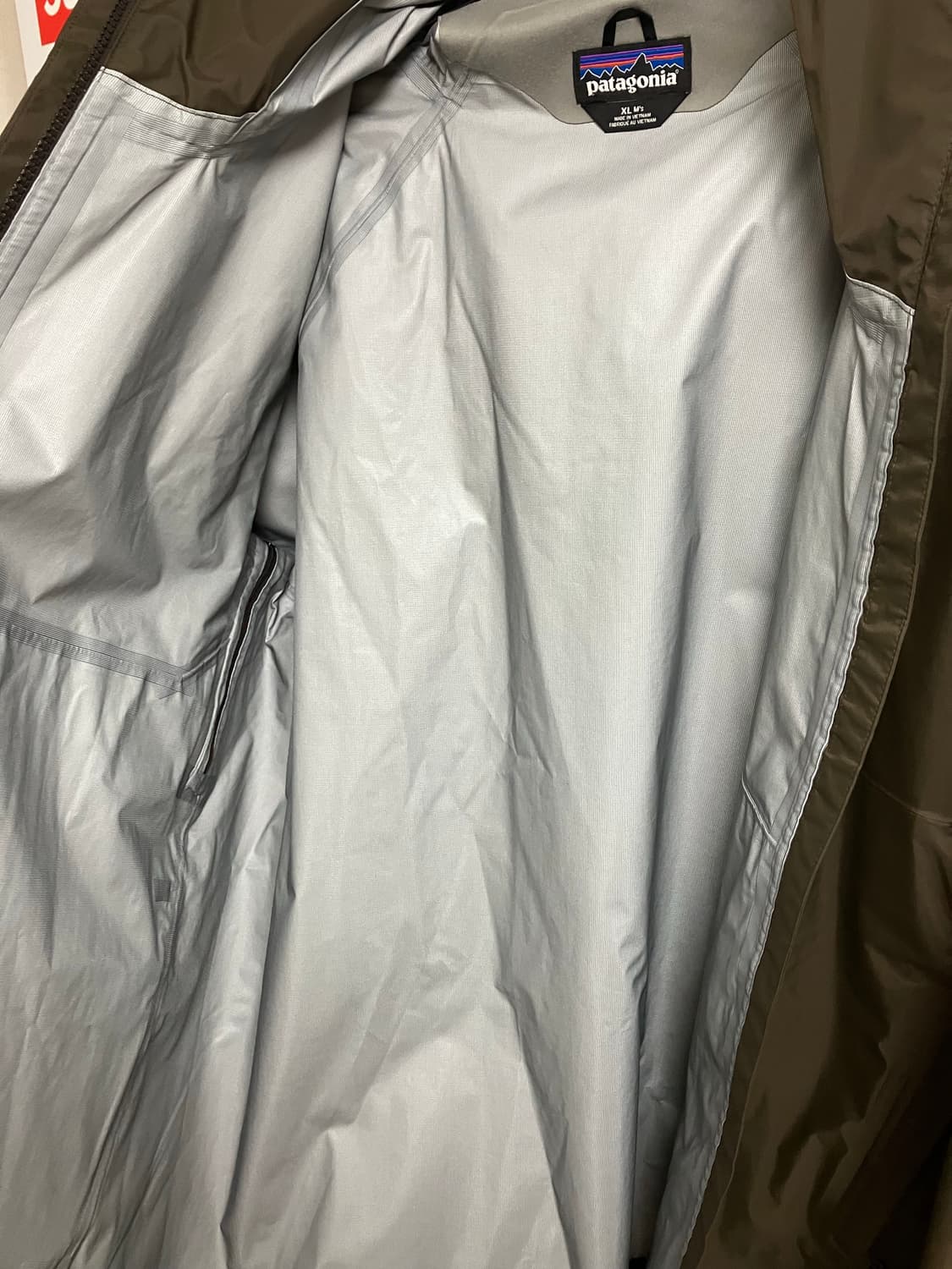 (XL)파타고니아 토렌트쉘 3L 레인자켓 브라운 상품이미지3