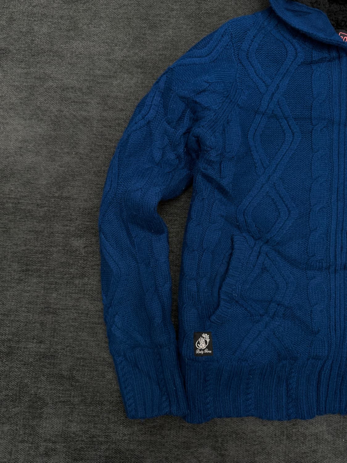 body glove 니트 후디 집업 상품이미지3