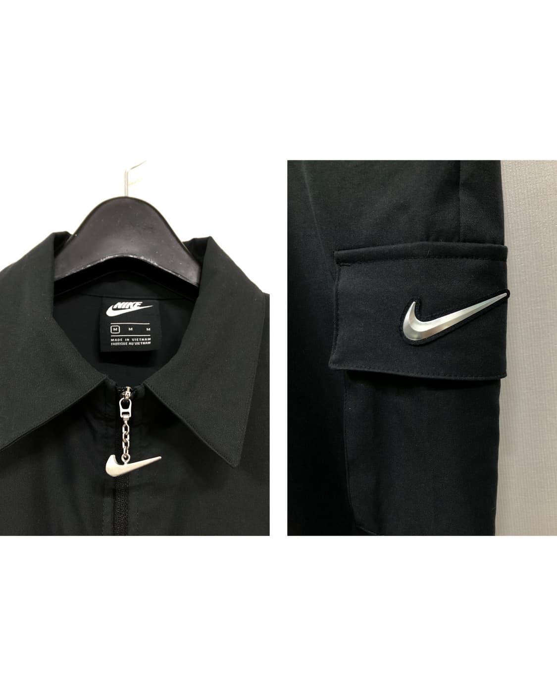 나이키 여성 신축성 좋은 유틸리티 스우시 카고 우븐 점프수트 _ 블랙 M 상품이미지4