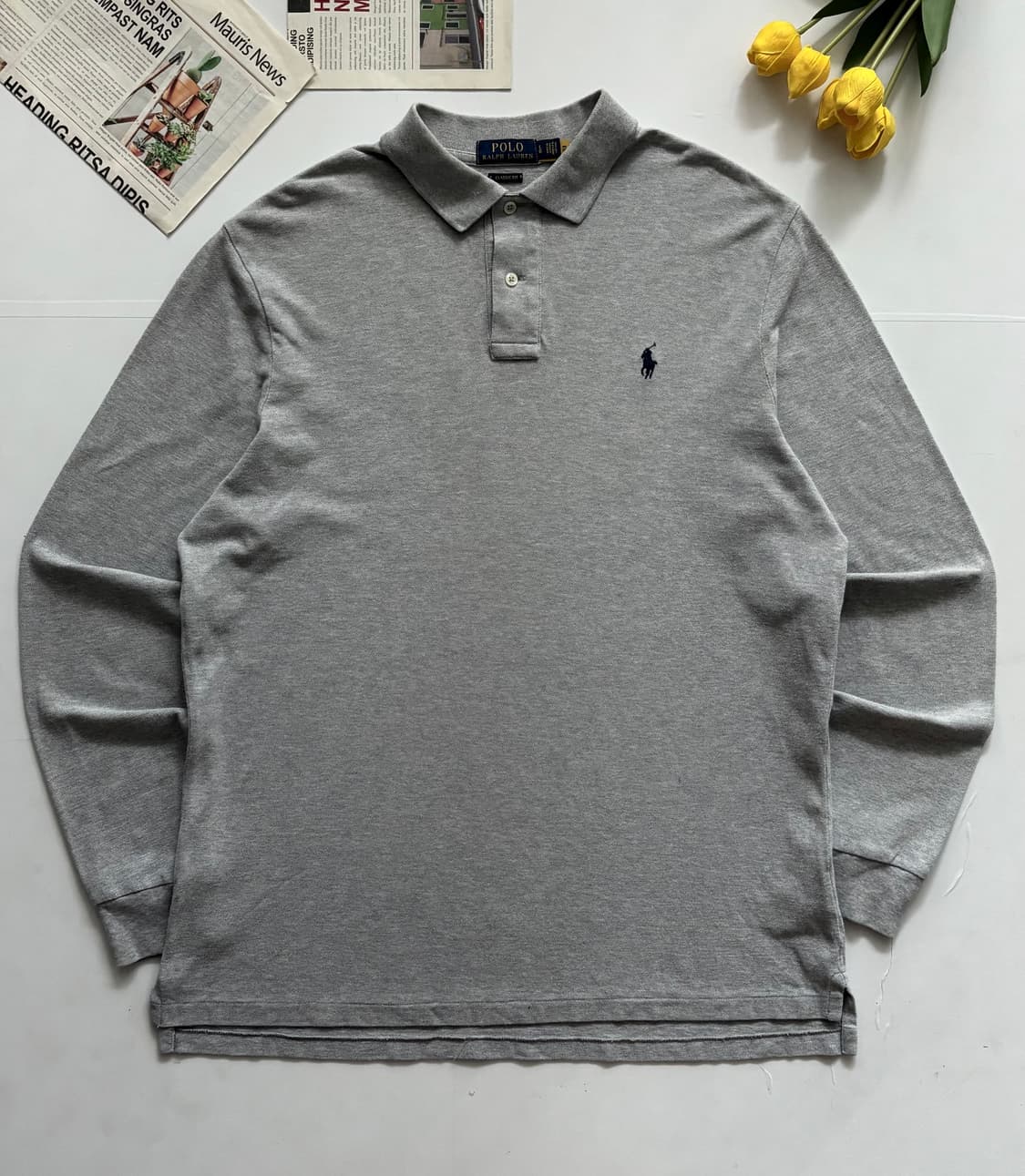 Polo 폴로랄프로렌 QR 그레이 카라티  상품이미지2