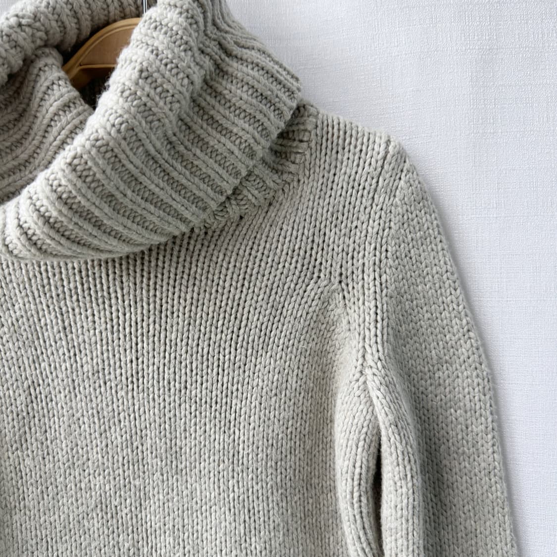 헬무트랭 비스코스 알파카 혼방 터틀넥 니트 그레이 000사이즈 상품이미지2