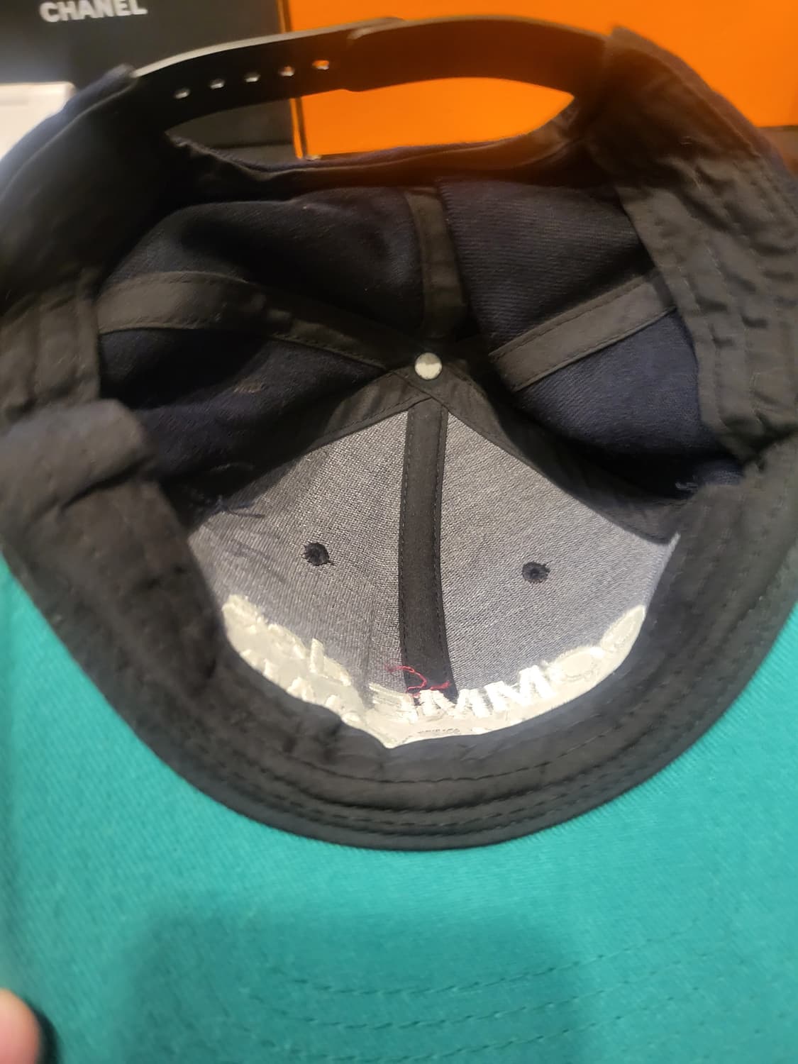 꼼데퍽다운 네이비 볼캡 COMME des FUCKDOWN 모자 상품이미지2