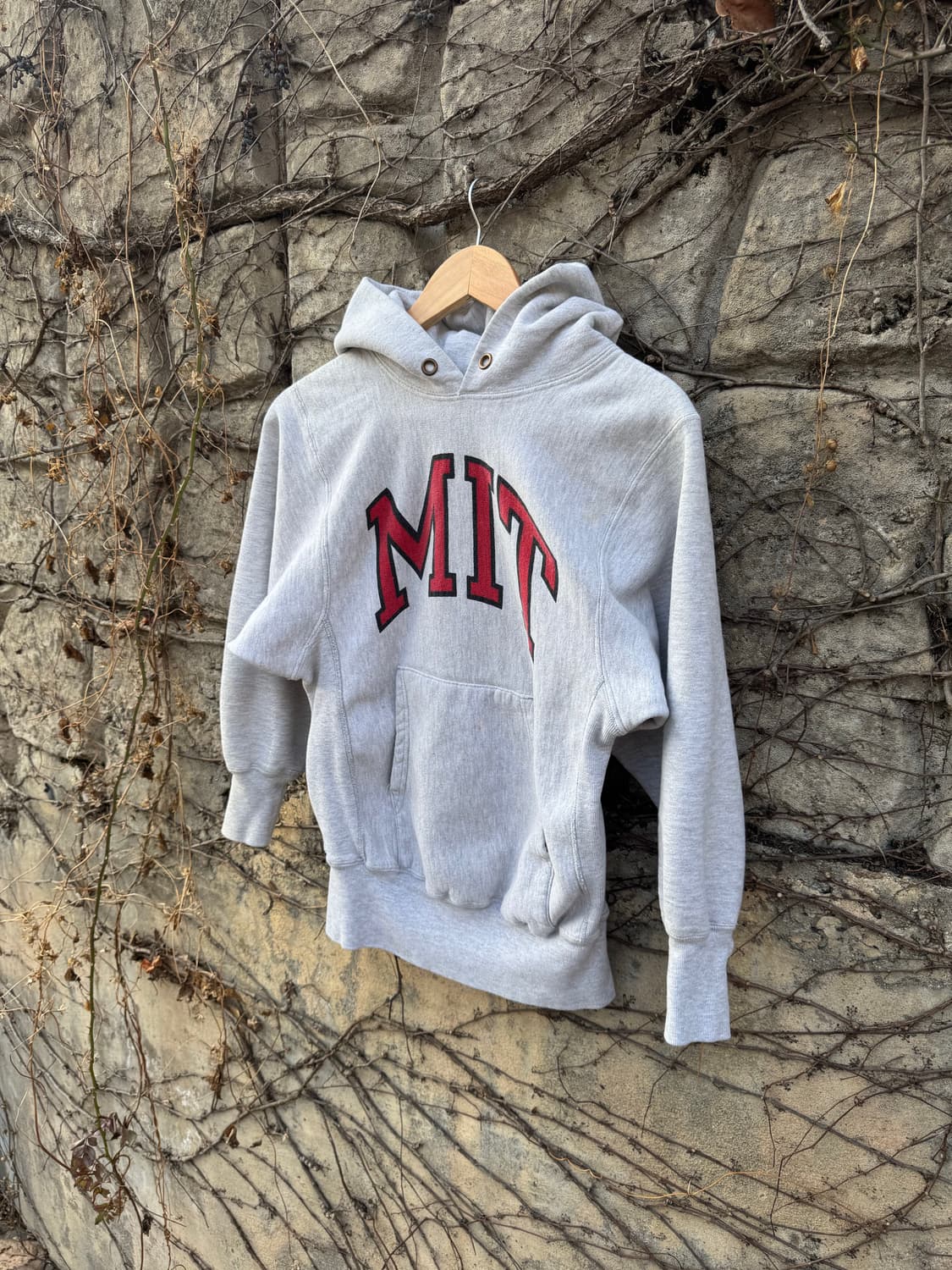 80s 챔피온 usa 빈티지 mit 프린팅 리버스위브 후드티 후디 상품이미지3