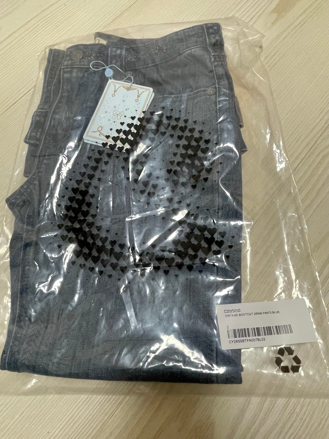 【COYSEIO 26 신상 로우라이즈 부츠컷 데님 팬츠】 상품이미지4