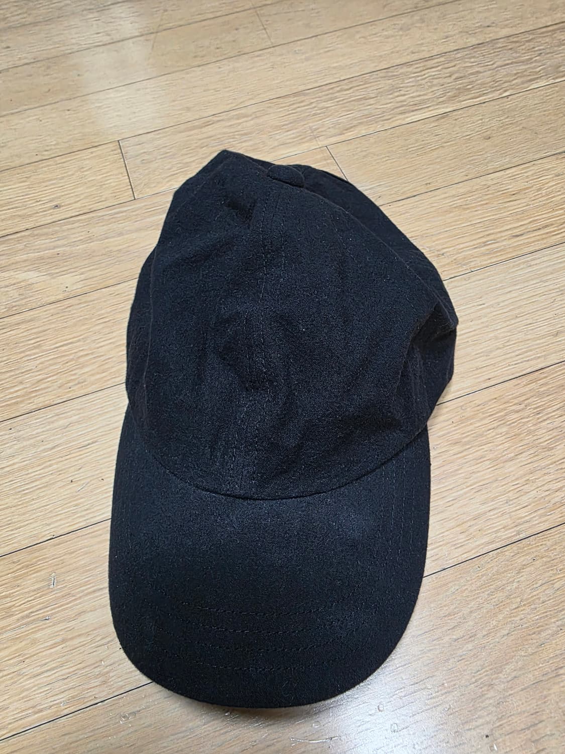 man-tle 맨틀 블랙 볼캡 상품이미지1