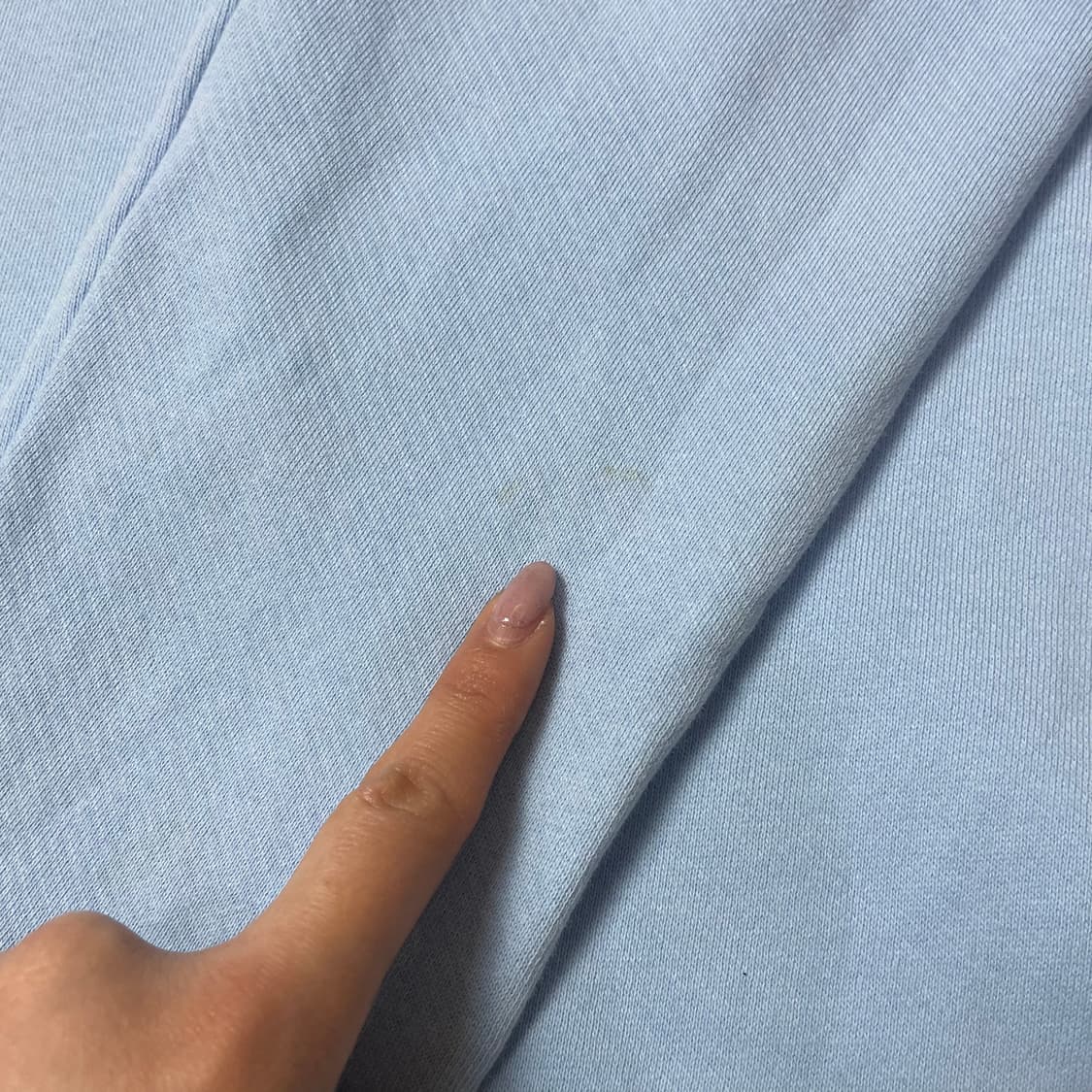 메종키츠네 스카이블루 프린팅 맨투맨 M 상품이미지5