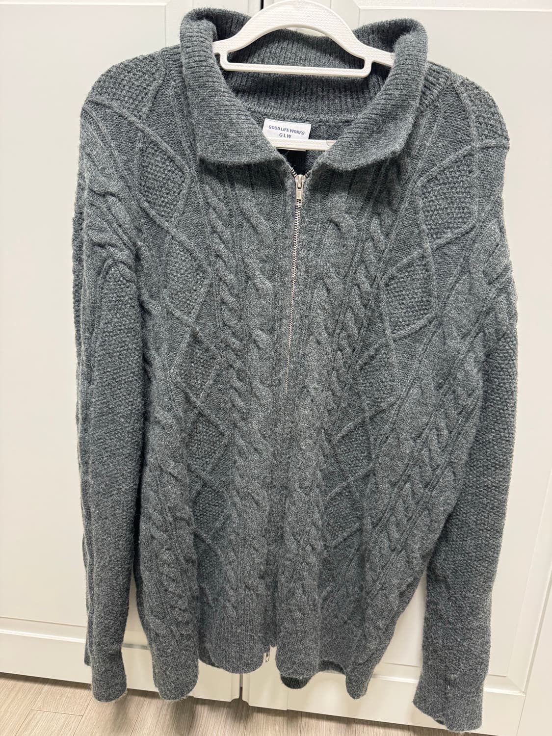 굿라이프웍스 니트집업 새상품 상품이미지1