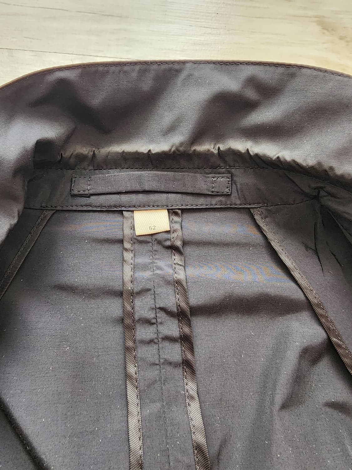 BURBERRY 버버리 나일론 블레이저 팜. 100사이즈 블랙 정장 자켓 상품이미지9