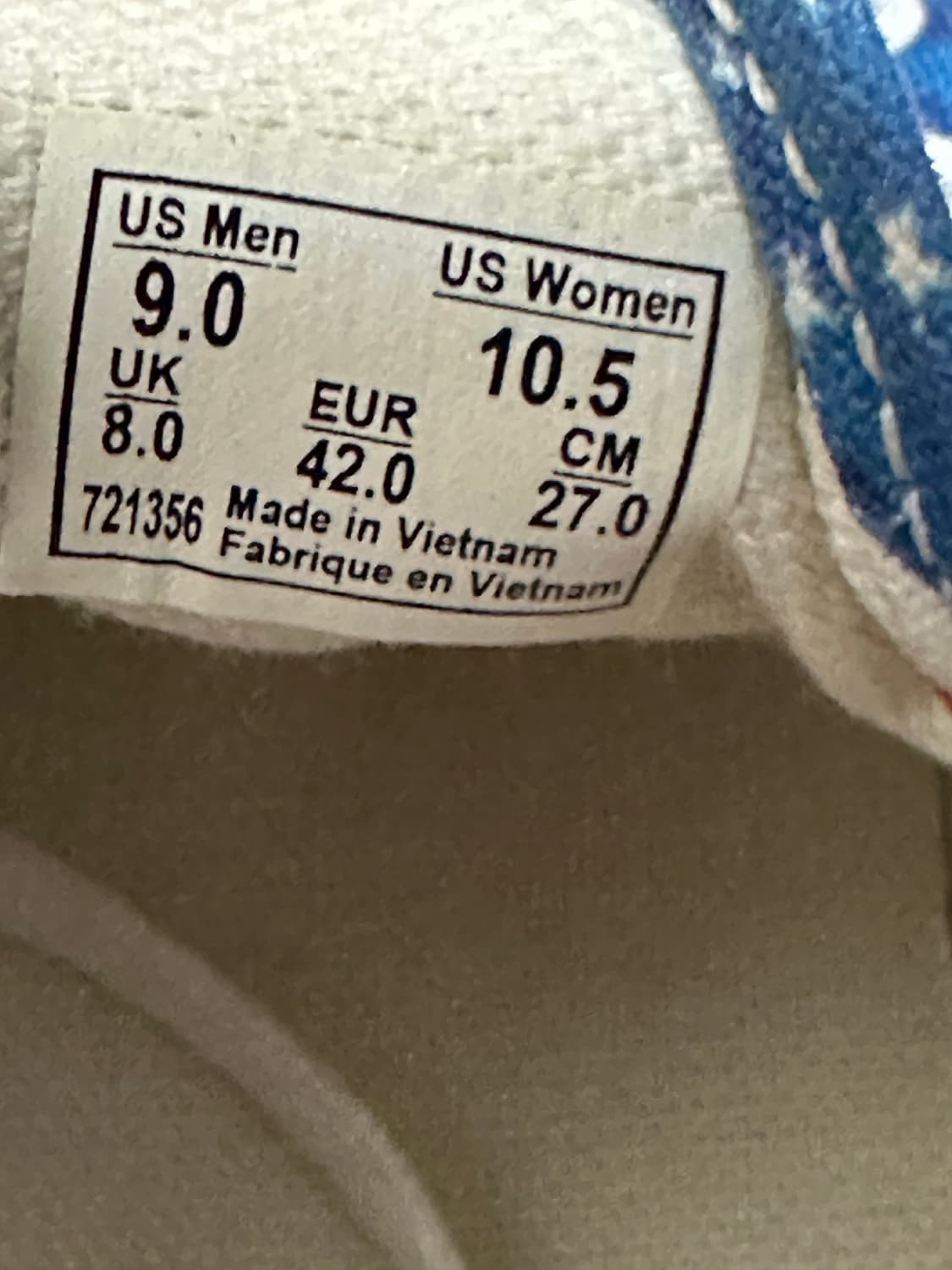 [270mm] 반스 어센틱 프리 플래그 Vans 상품이미지9