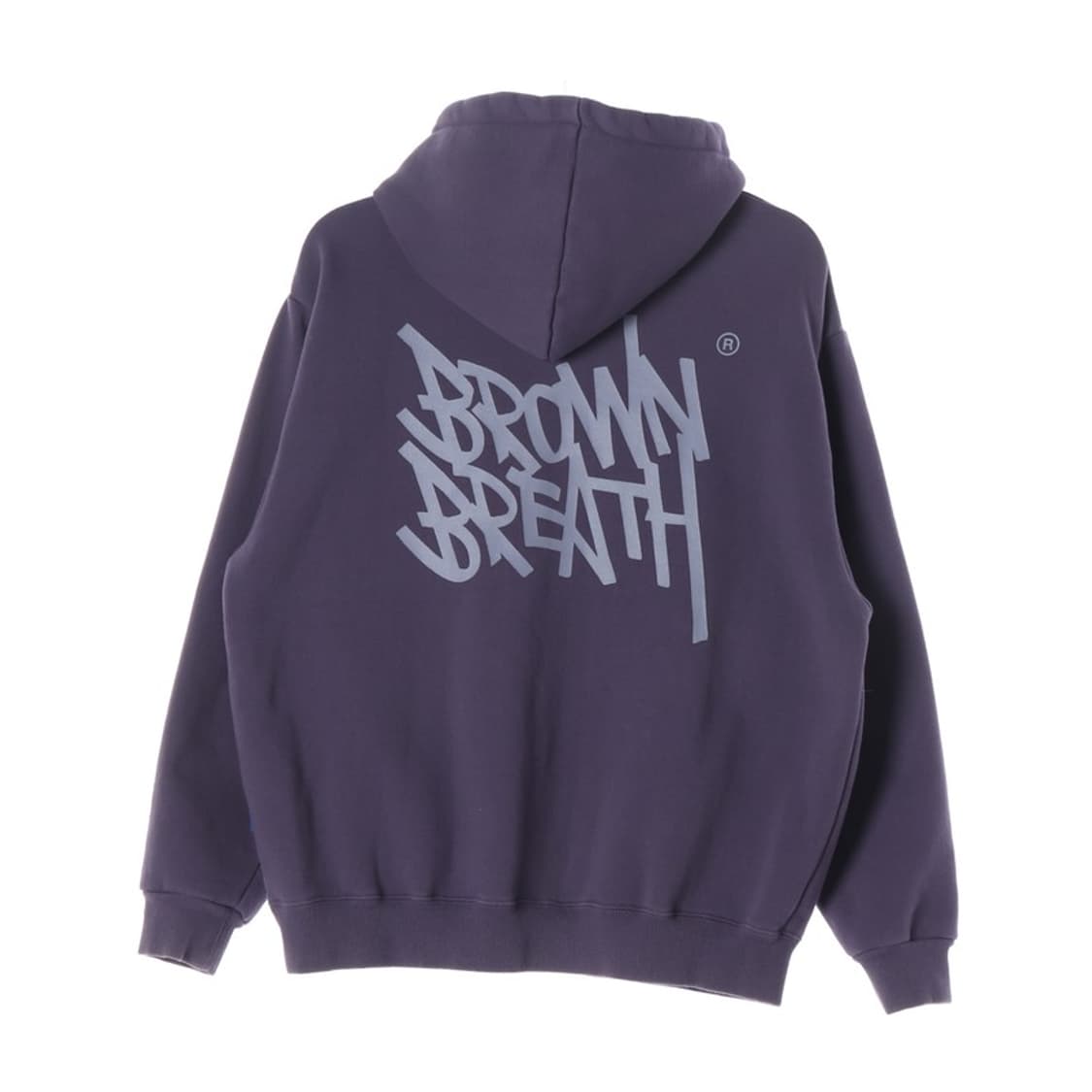 브라운브레스 TAG OG 빅로고 기모 후드티 퍼플 M 상품이미지2