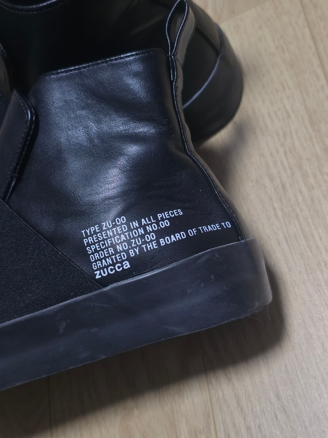 Zucca 주카 레더 하이탑 스니커즈 S 상품이미지3