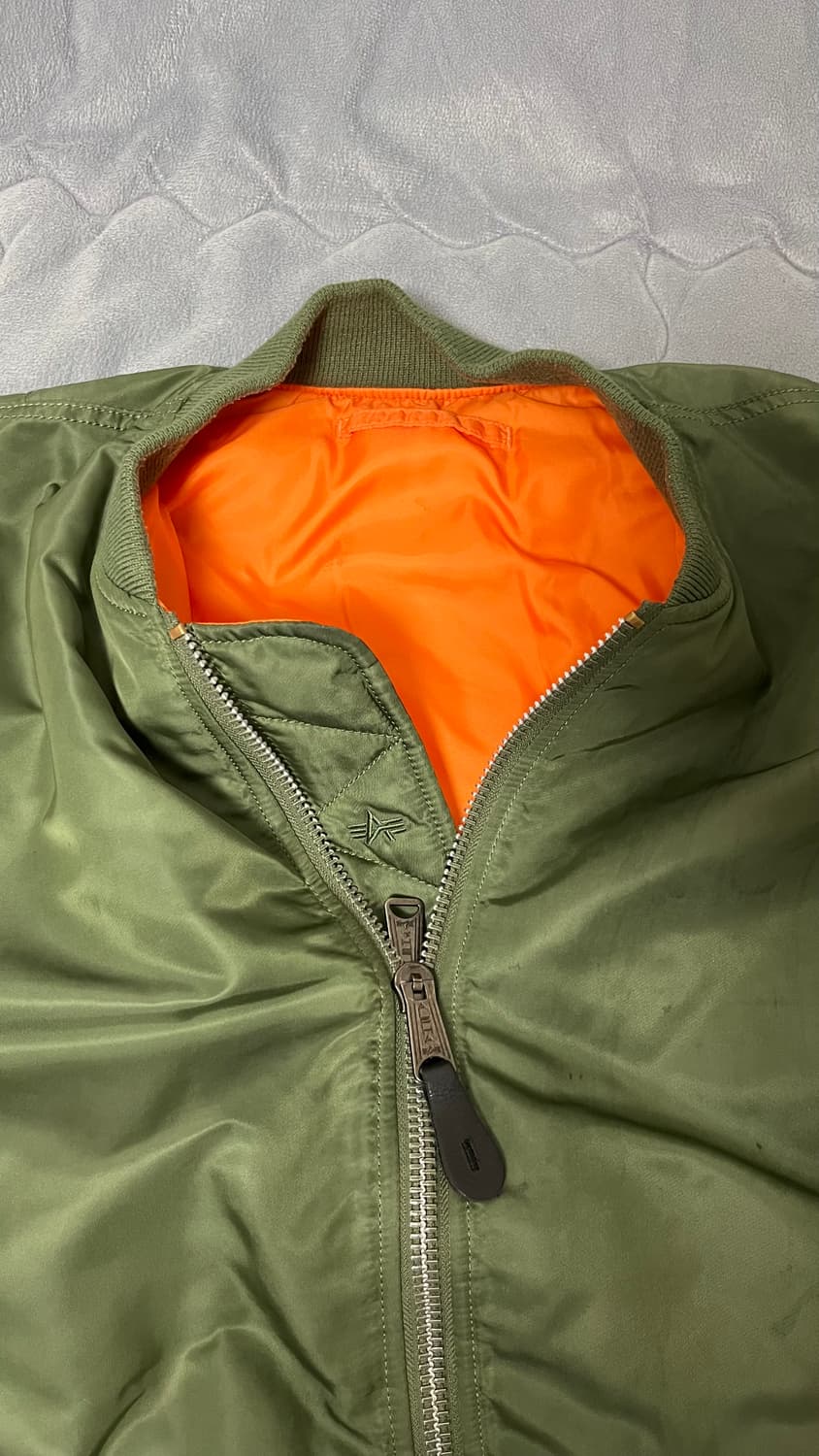 알파인더스트리 ma-1 세이지 상품이미지3