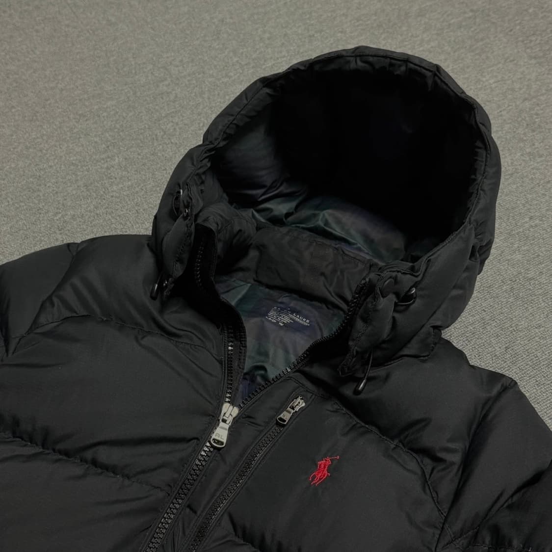 매장 구매) 폴로 다운 패딩 블랙 상품이미지3
