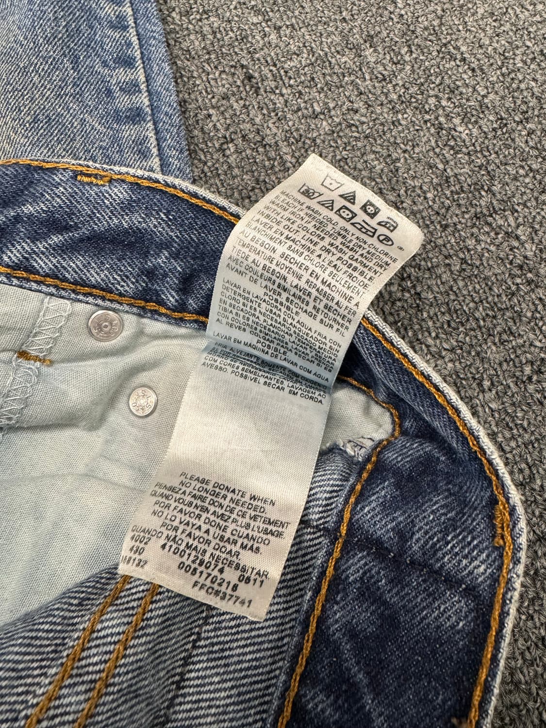 리바이스517 여성 부츠컷 데님팬츠 상품이미지4