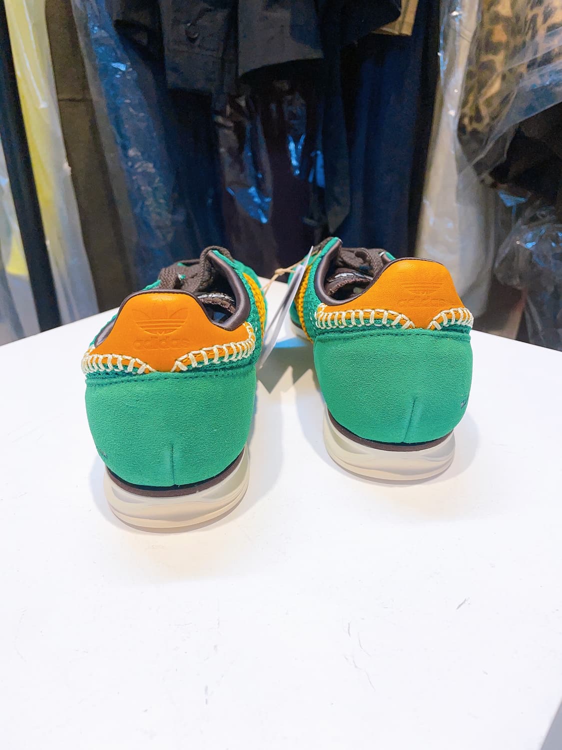 (정품/새상품) 아디다스 X 웨일스 공용 보너 니트 그린 스니커즈 상품이미지2