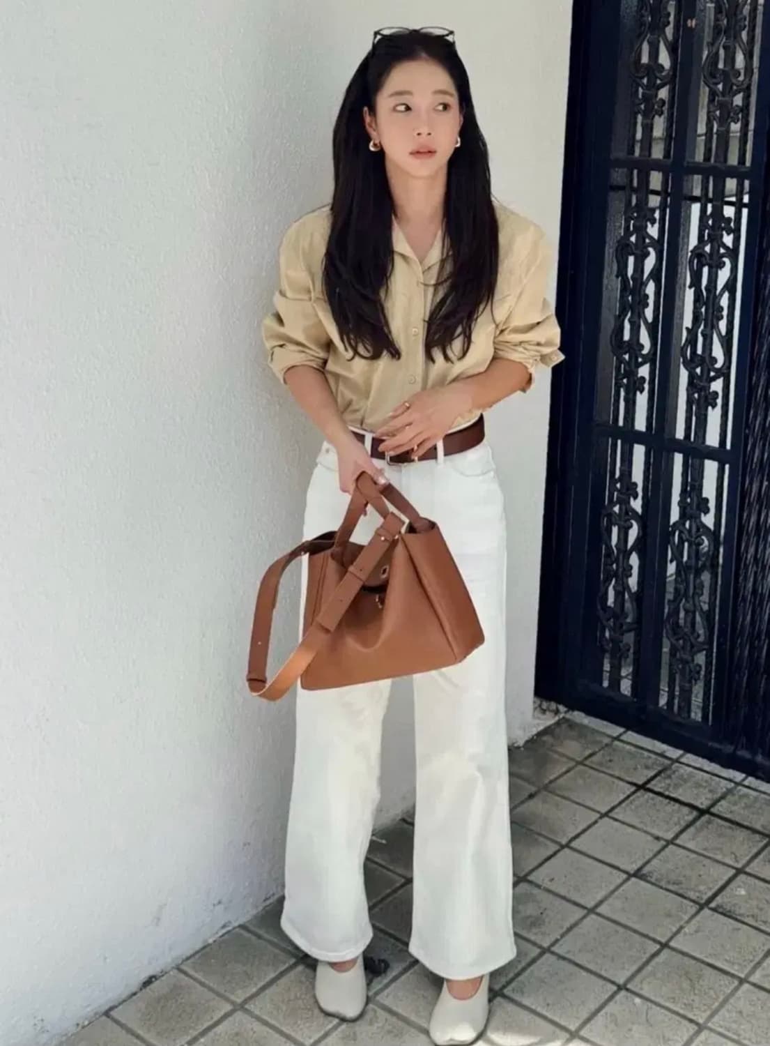 N21베이지블라우스 상품이미지1