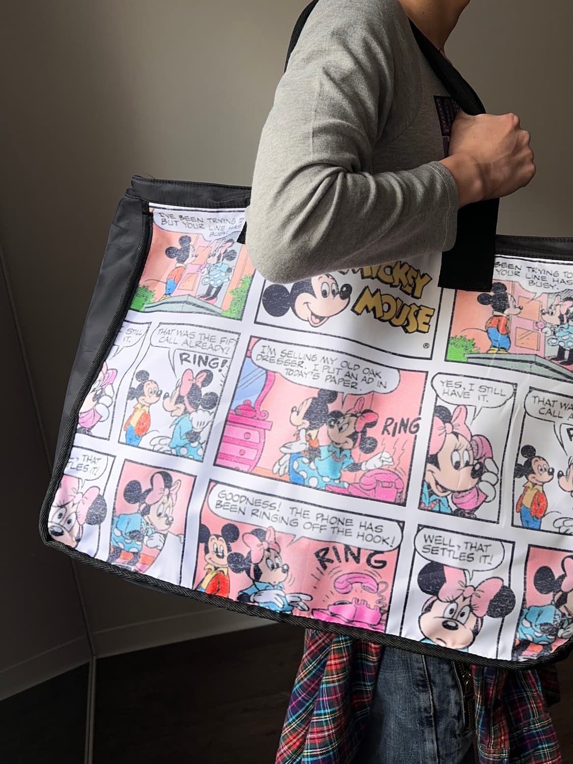 Disney 미키마우스 카툰 프레임 백 상품이미지1