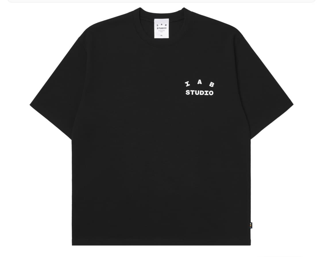 아이앱 스튜디오 티셔츠 블랙 화이트 L, XL 상품이미지2