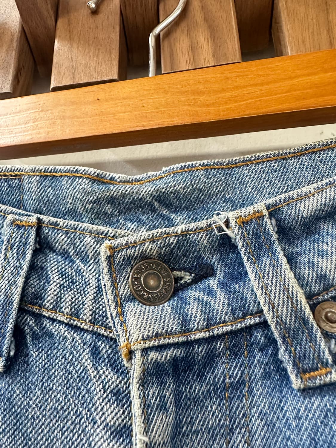 Levi’s 70-80s Denim 빈티지 오렌지탭 517 커스텀 스커트 상품이미지5