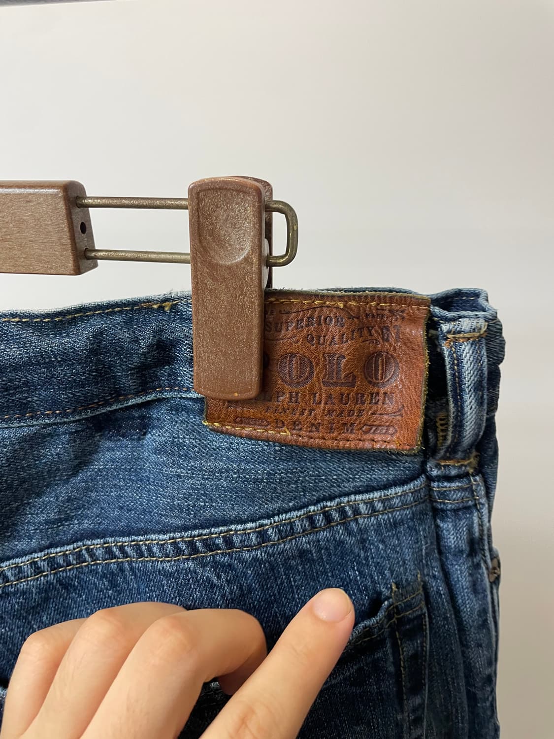 (38) 폴로 랄프로렌 올드스쿨 중청 데님팬츠 상품이미지9