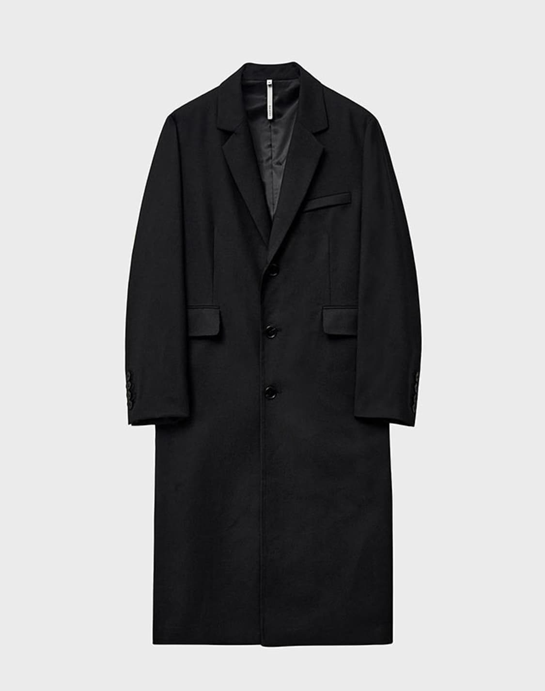 [50] 노이어 버진 울 테일러드 싱글 롱 코트 상품이미지1