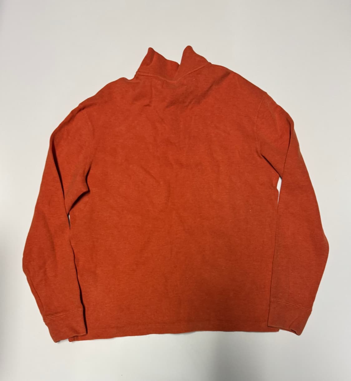 정품 폴로 랄프로렌 하프 집업 오렌지 코튼 니트 S ~ M 상품이미지2