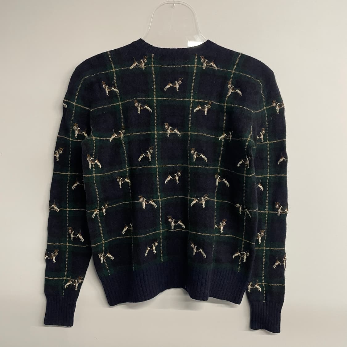 90s 폴로 랄프로렌 헌팅독 플레이드 니트 상품이미지7