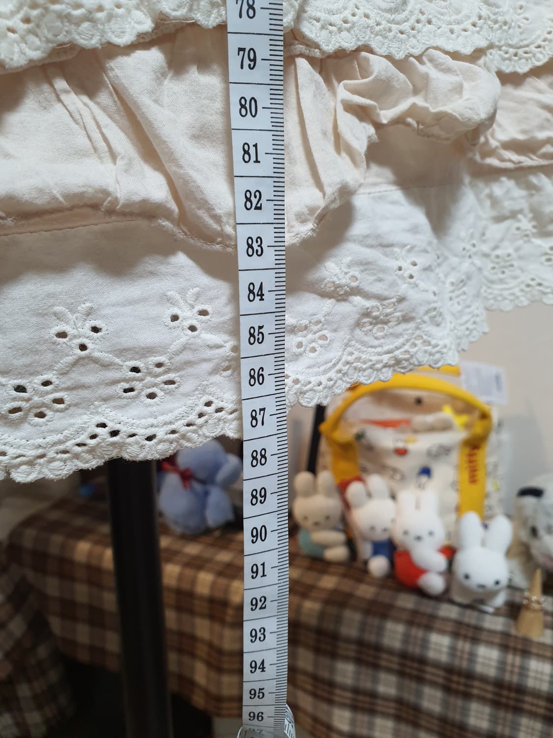 [모리걸] 레이스 롱 슬립 원피스 아이보리 상품이미지5