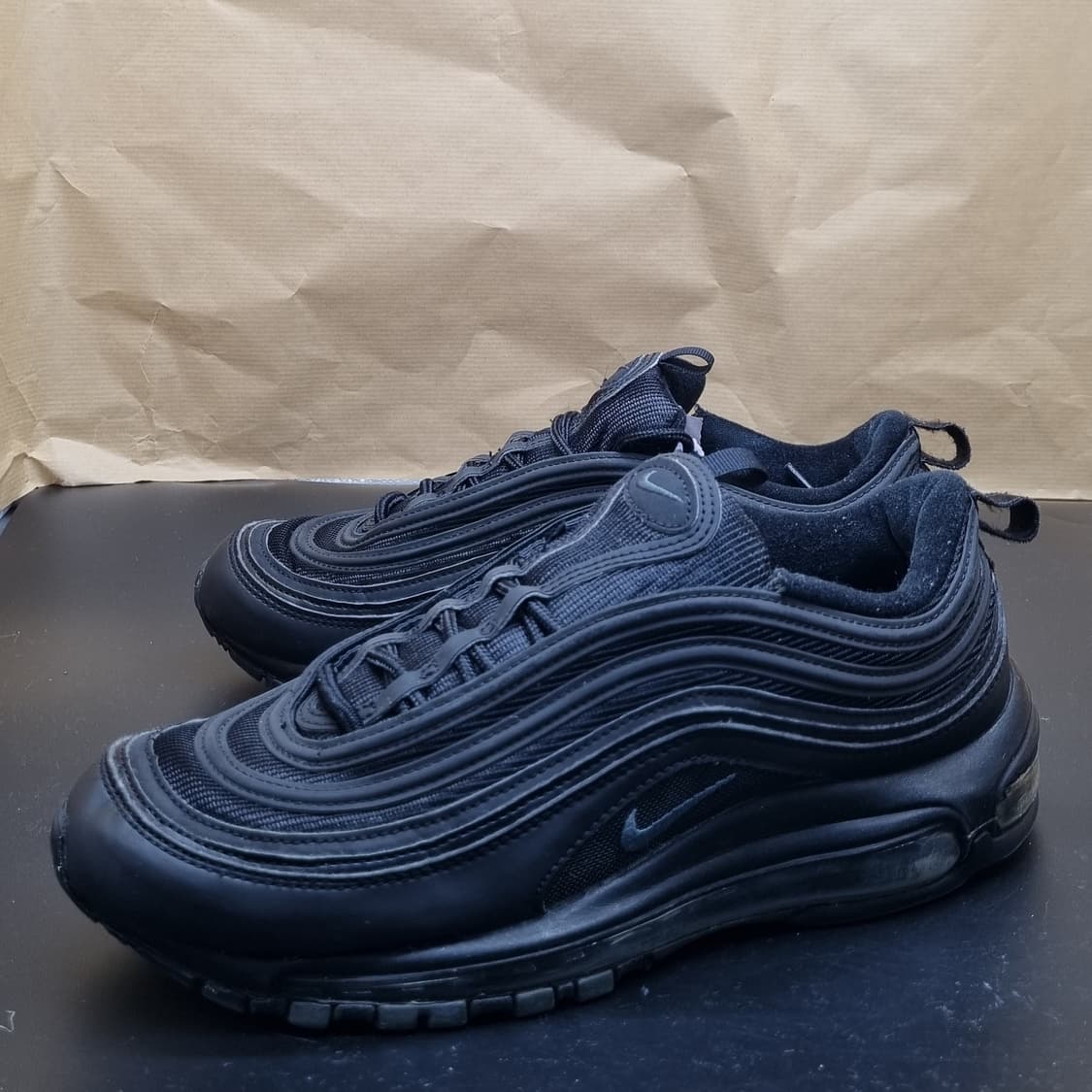 나이키 에어맥스 97 올블랙 남성운동화275 상품이미지1