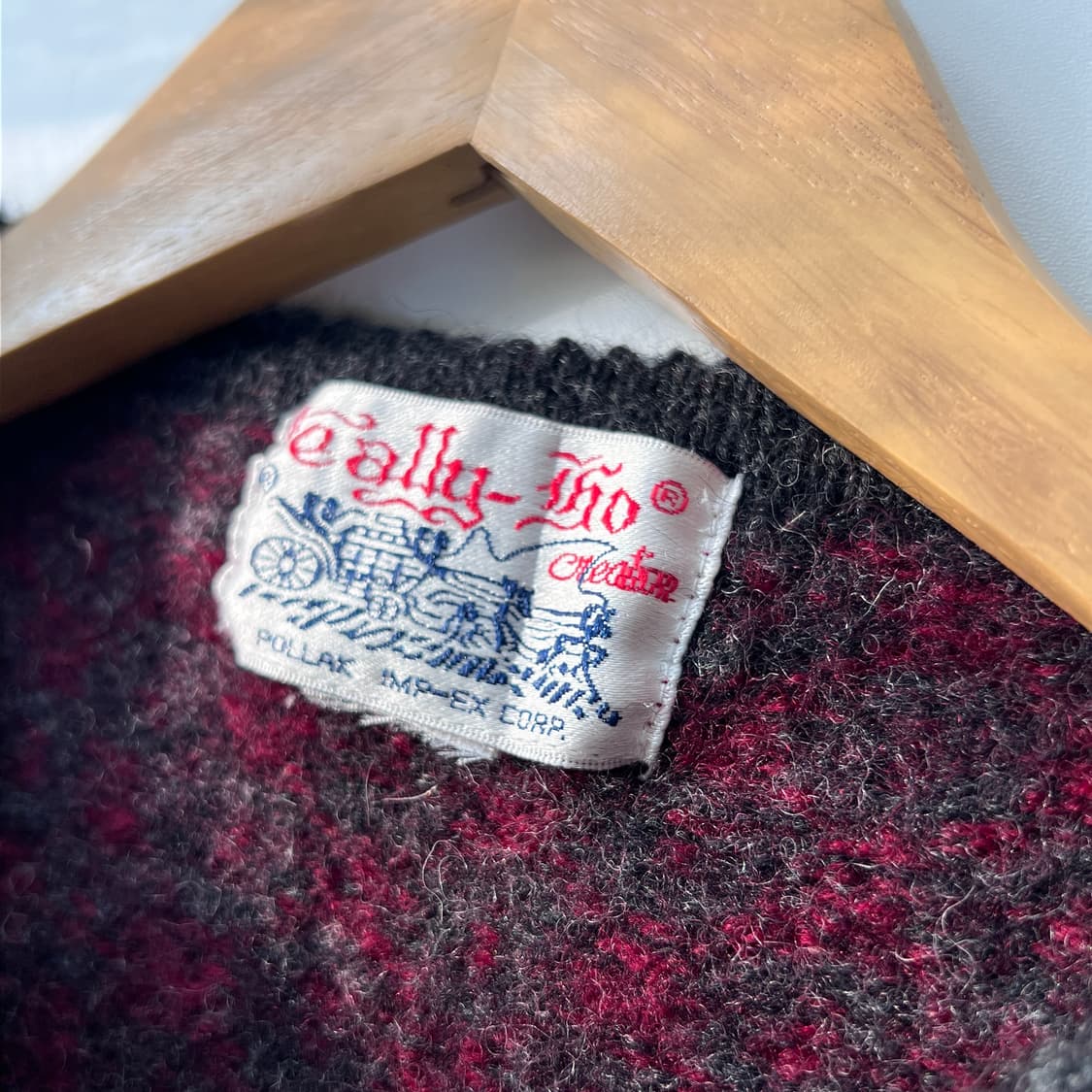 [S] 70s Tally-Ho 울 가디건 상품이미지10