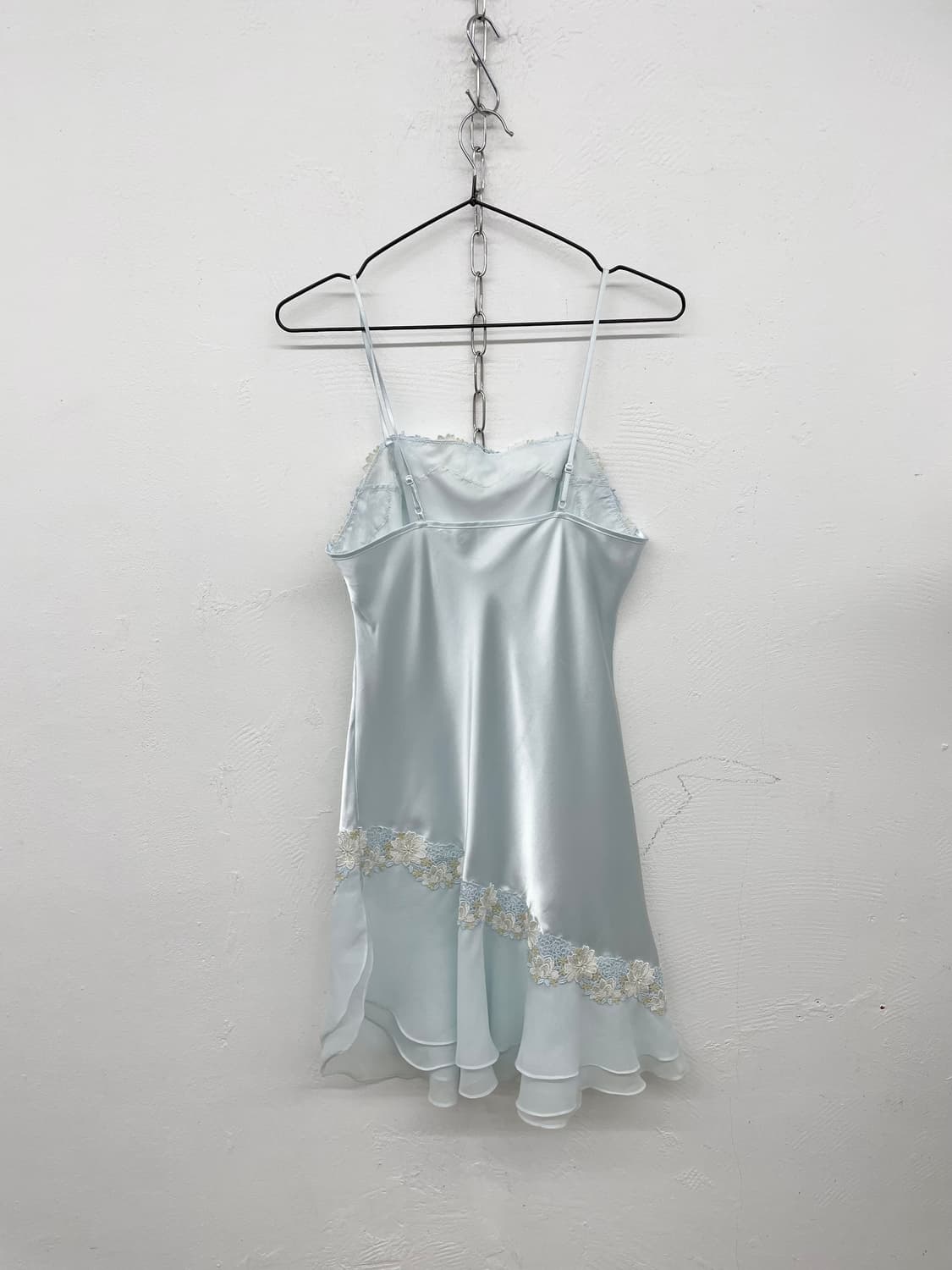 페어리 새틴 프릴 슬립 상품이미지7