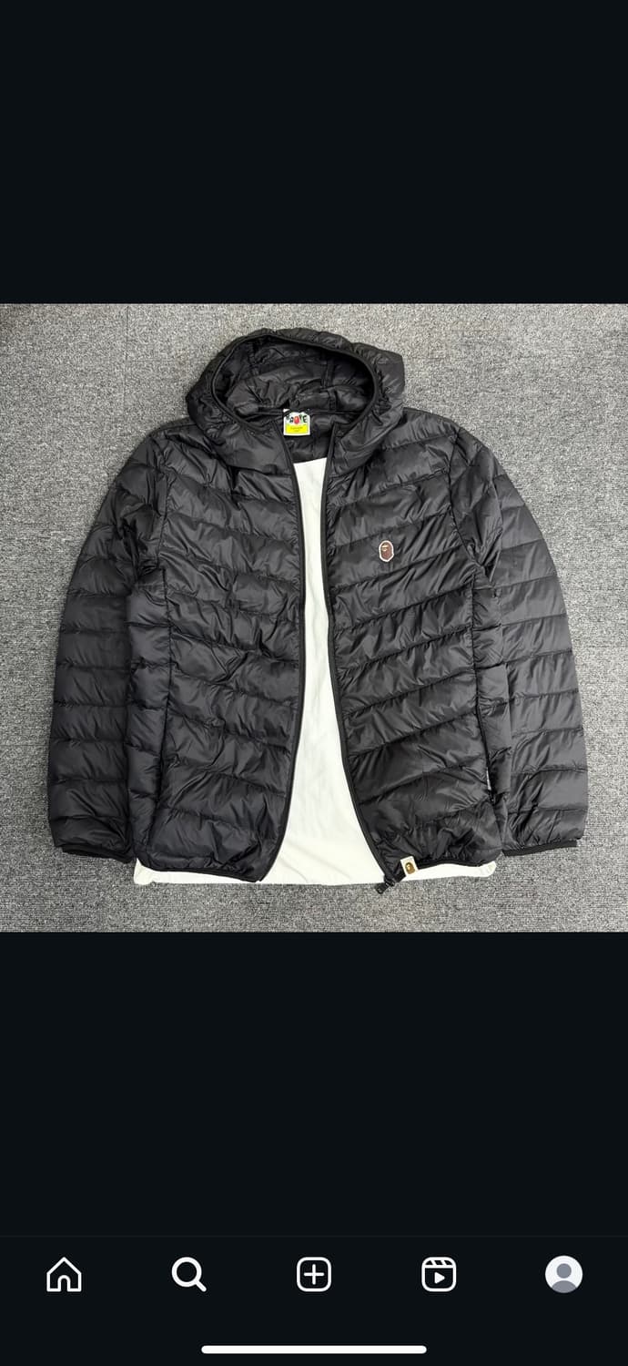 베이프 경량패딩 상품이미지1