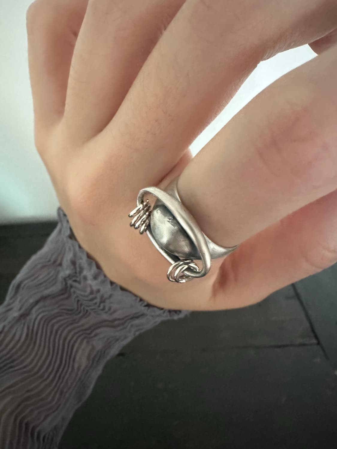 Vintage o ring 925silver ring 상품이미지7