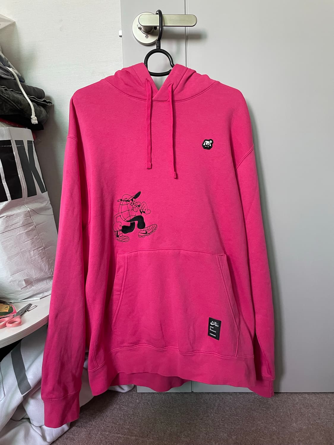  나이키 캐릭터 기모 풀오버 후드티 XL 상품이미지5