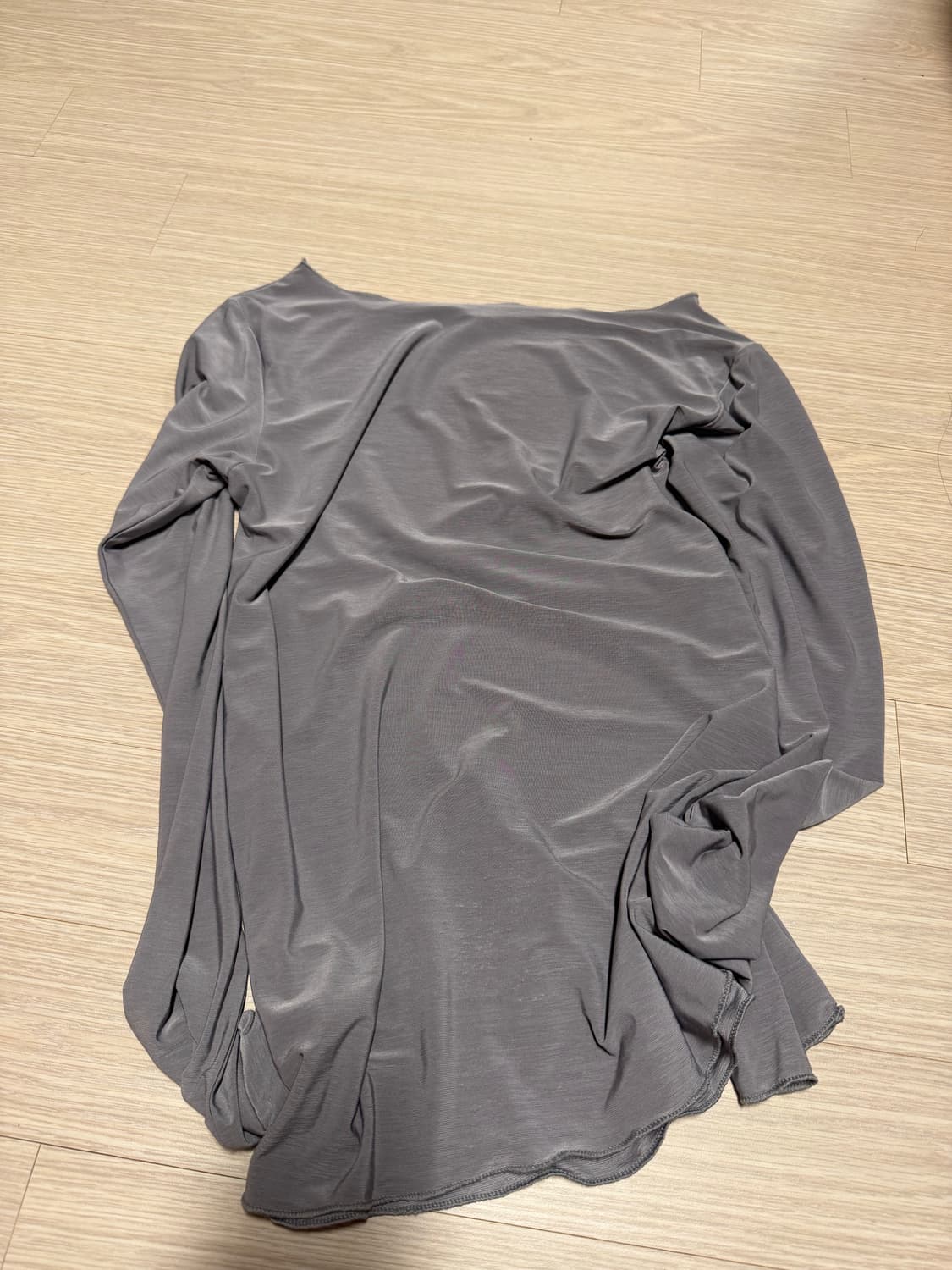 B3shop 비삼샵 메이드 그레이 롱슬리브리스 상품이미지2