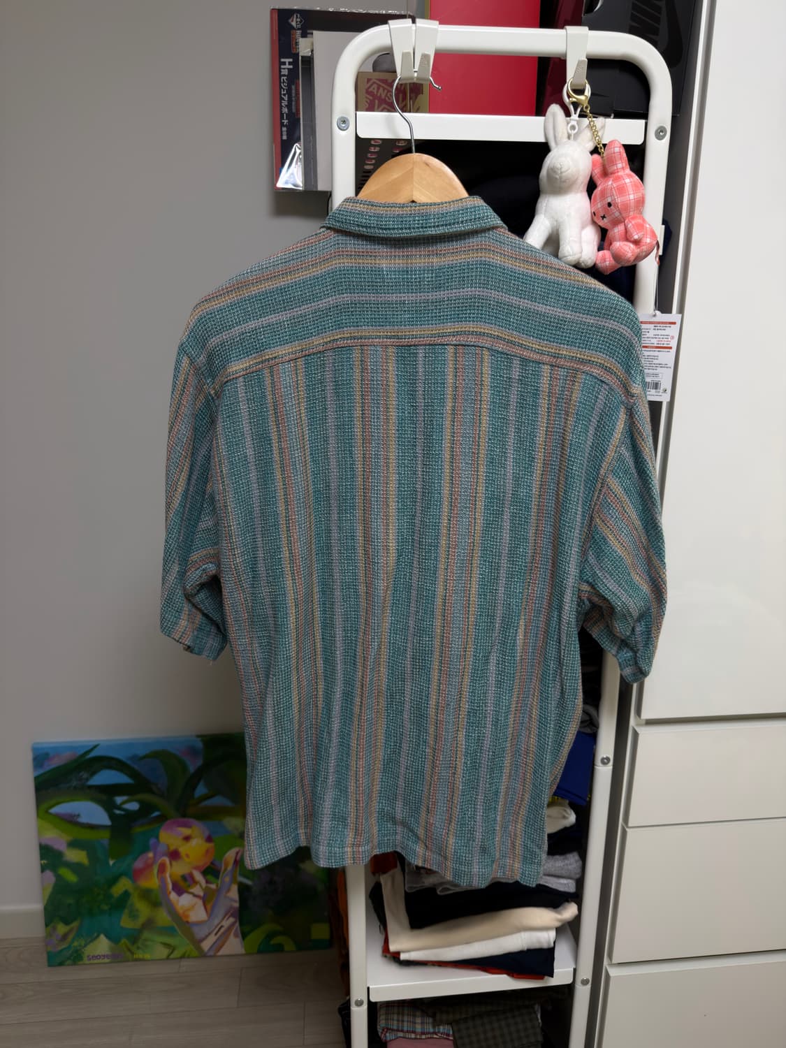 스트라이프 반팔셔츠 상품이미지2