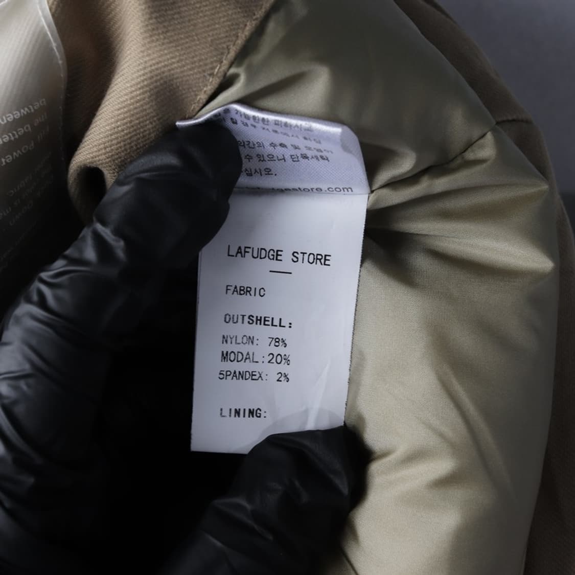 라퍼지스토어 베이지 숏패딩 S 상품이미지7
