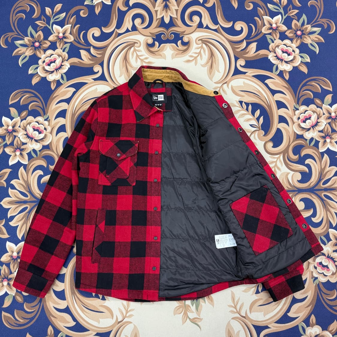 (S)뉴에라 Newera 타탄체크 셔츠 자켓 상품이미지3