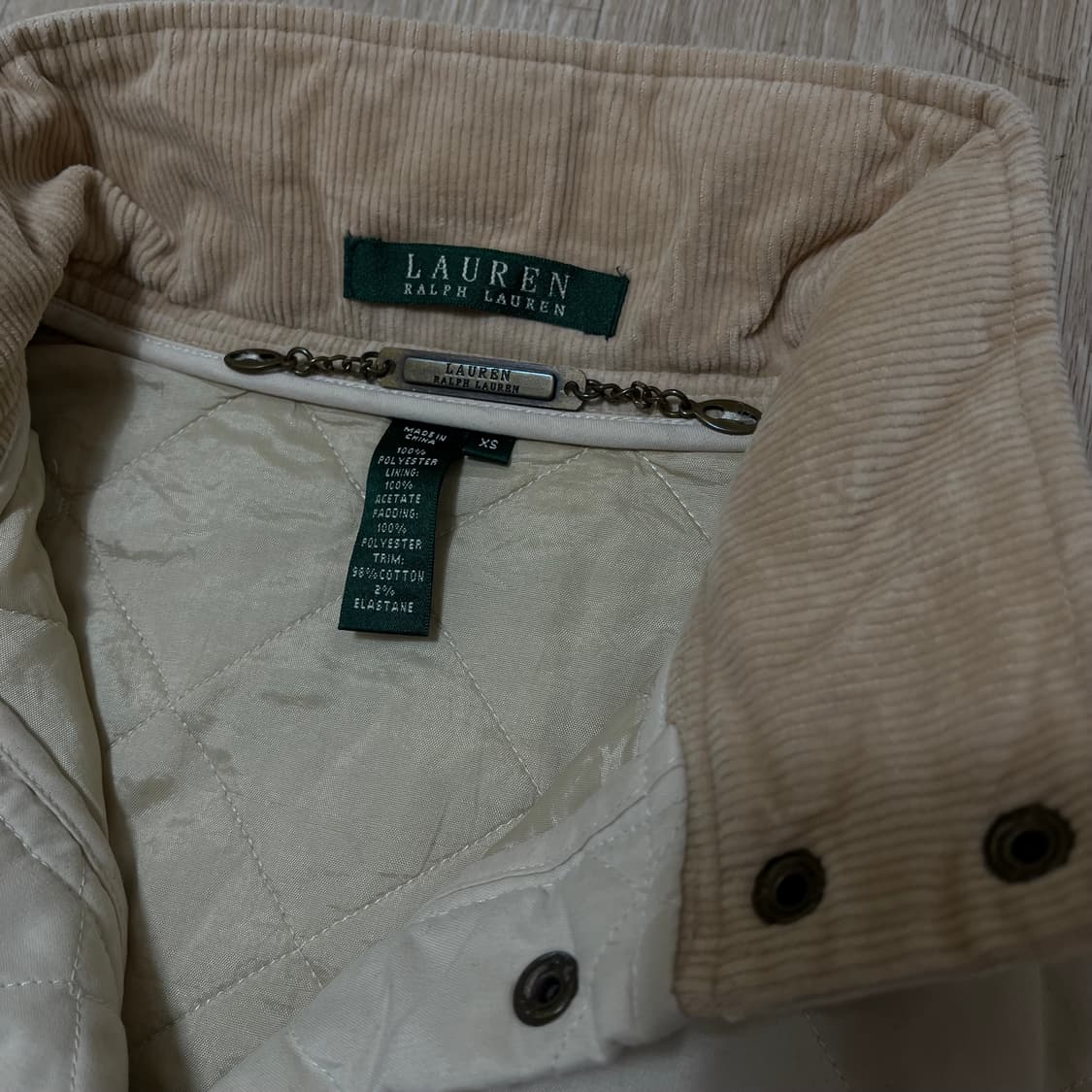 폴로 랄프로렌 여성 퀼팅 자켓 XS 상품이미지5