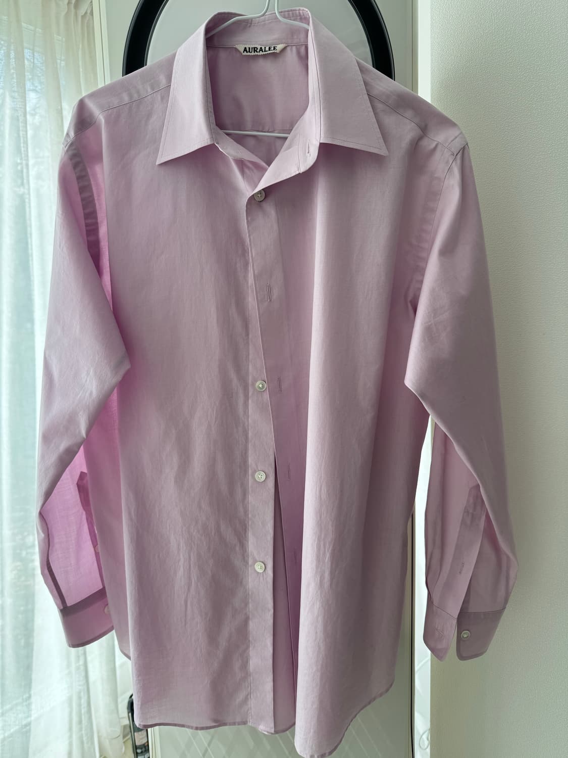 오라리 여성 셔츠 Auralee washed finx typewriter 상품이미지2